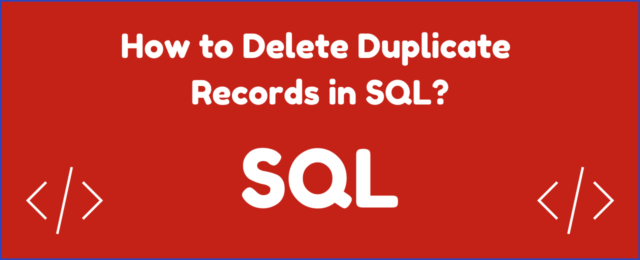 How To Delete Duplicate Records In Sql Analyticslearn 8247